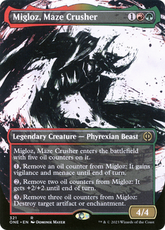 Migloz, Maze Crusher (Showcase) (321) [Phyrexia: All Will Be One] - Deck Out Gaming