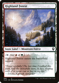 Highland Forest (896) [Commander Legends: Battle for Baldur's Gate] - Deck Out Gaming