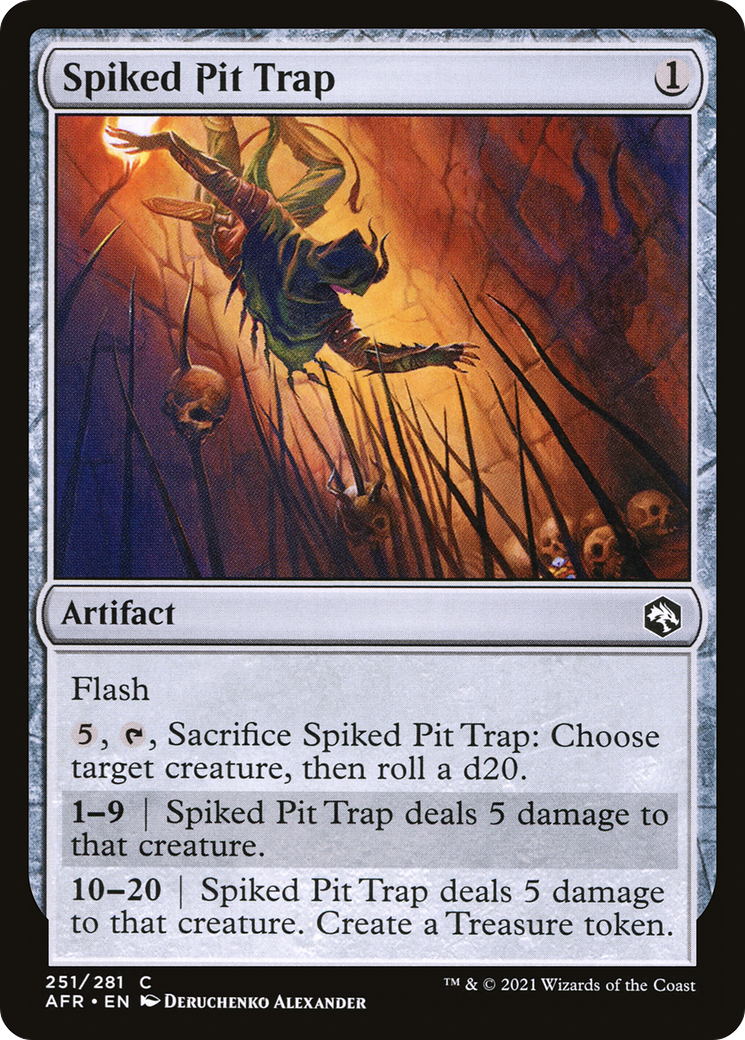 Spiked Pit Trap (251) [Adventures in the Forgotten Realms] foil - Deck Out Gaming