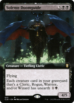 Solemn Doomguide (Extended Art) (625) [Commander Legends: Battle for Baldur's Gate] - Deck Out Gaming