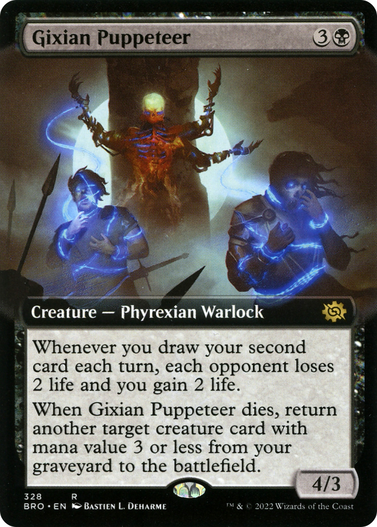 Gixian Puppeteer (Extended Art) (328) [The Brothers' War] foil - Deck Out Gaming