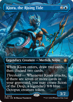 Kiora, the Rising Tide (Borderless) (309) [Foundations] - Deck Out Gaming