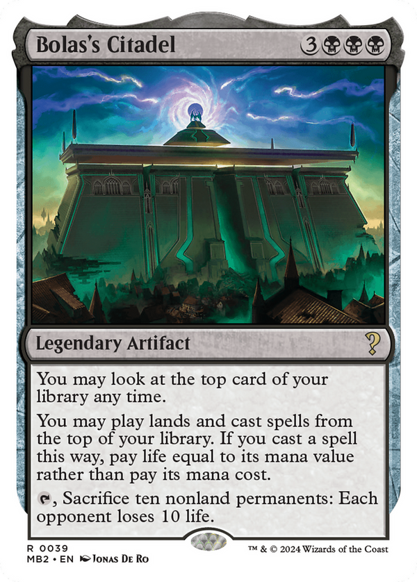 Bolas's Citadel (White Border) (39) [Mystery Booster 2] - Deck Out Gaming