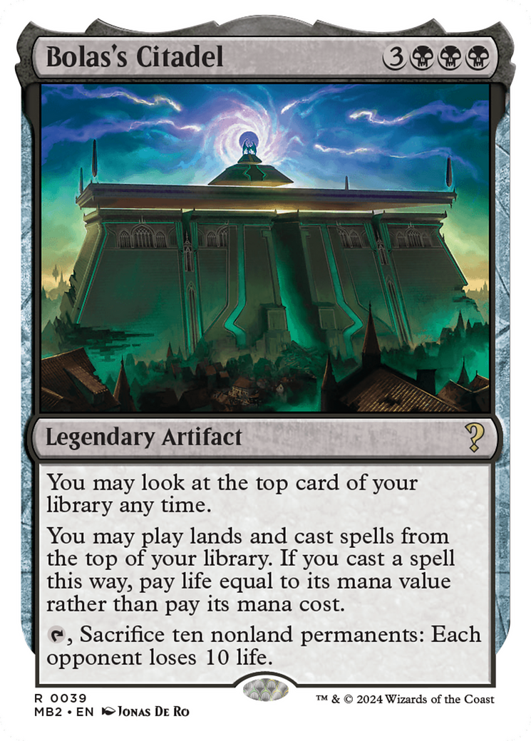 Bolas's Citadel (White Border) (39) [Mystery Booster 2] - Deck Out Gaming