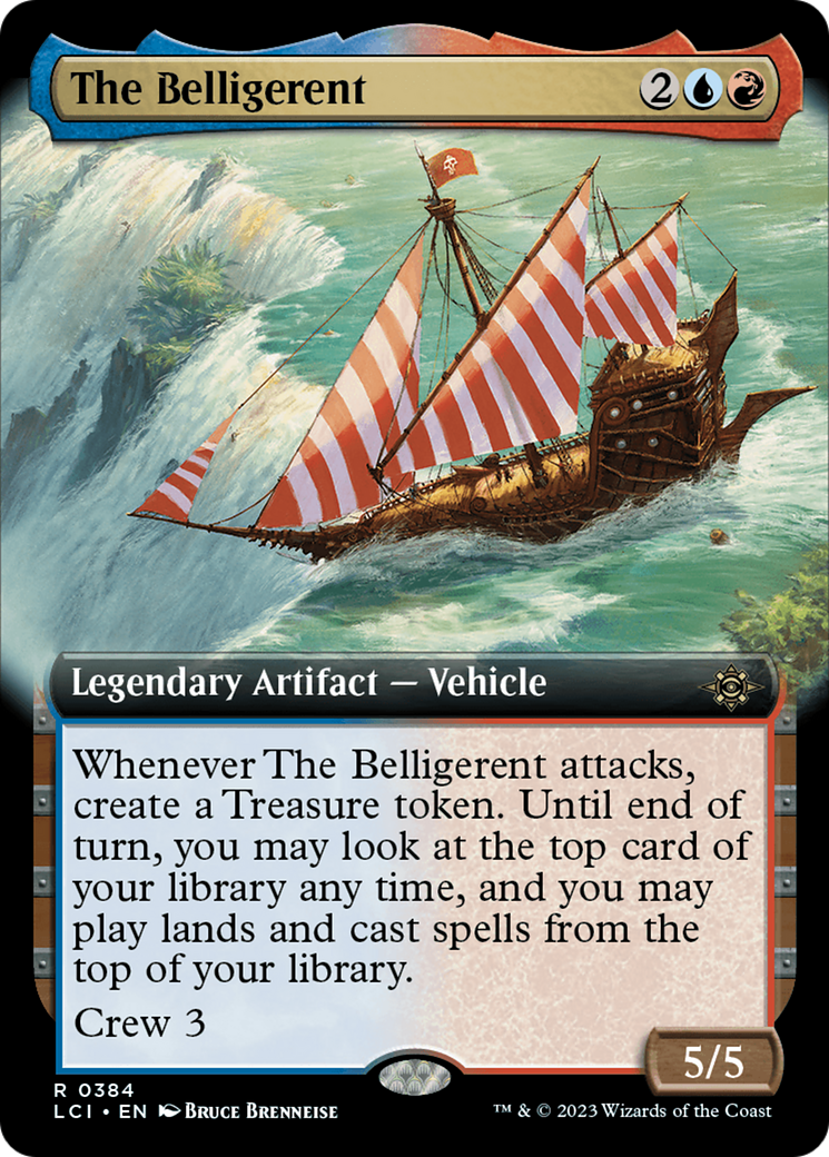 The Belligerent (Extended Art) (384) [The Lost Caverns of Ixalan] foil - Deck Out Gaming