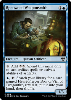 Renowned Weaponsmith (114) [Commander Masters] foil - Deck Out Gaming