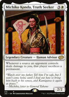 Michiko Konda, Truth Seeker (215) [Jumpstart 2022] - Deck Out Gaming