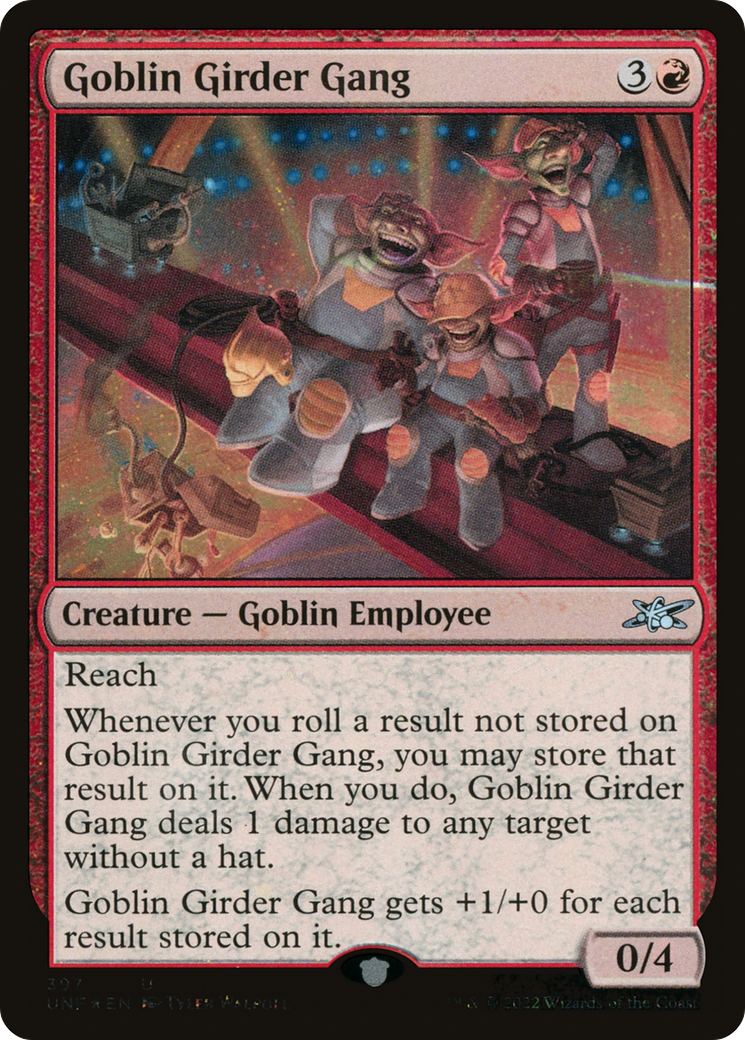 Goblin Girder Gang (Galaxy Foil) (397) [Unfinity] foil - Deck Out Gaming