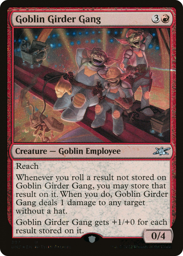 Goblin Girder Gang (Galaxy Foil) (397) [Unfinity] foil - Deck Out Gaming