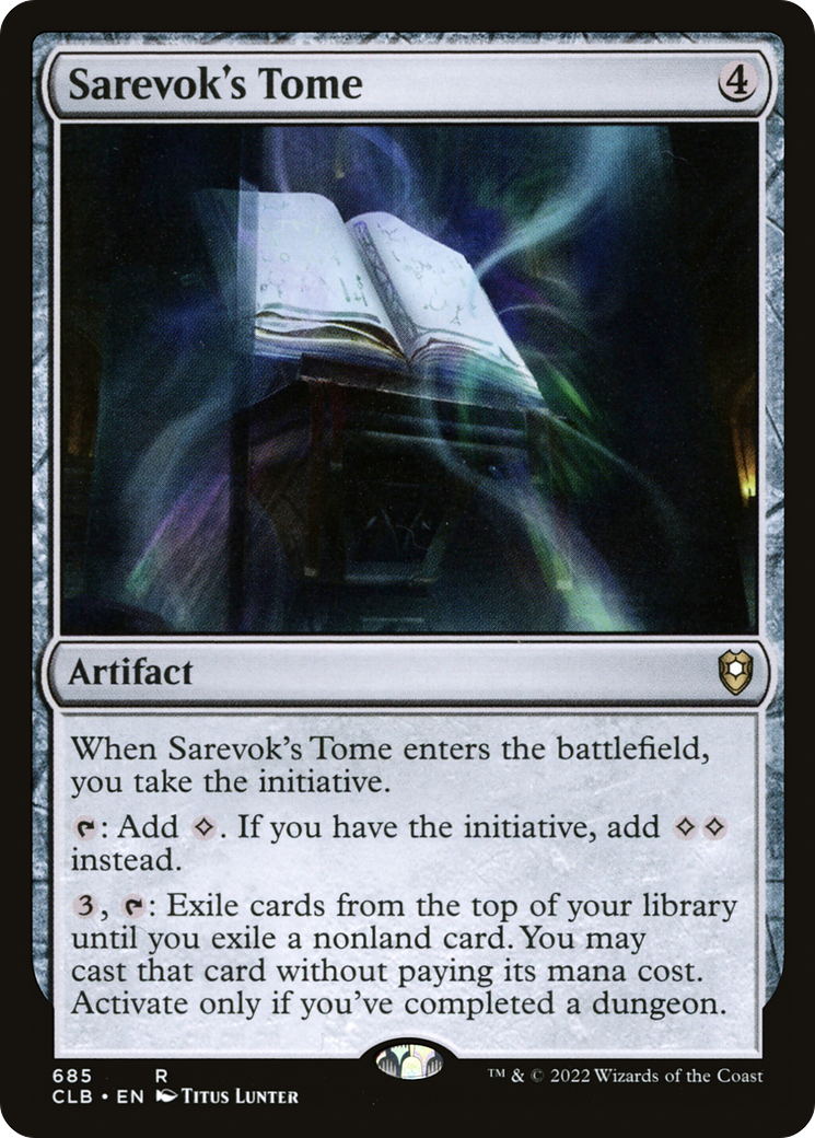 Sarevok's Tome (685) [Commander Legends: Battle for Baldur's Gate] - Deck Out Gaming