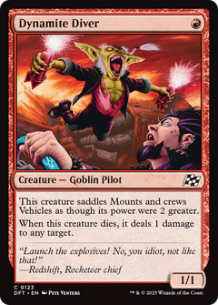 Dynamite Diver (123) [Aetherdrift] foil - Deck Out Gaming