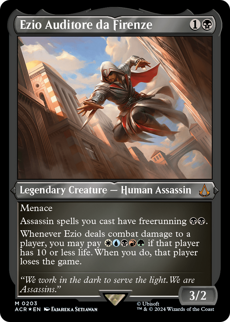 Ezio Auditore da Firenze (203) [Assassin's Creed] etched - Deck Out Gaming
