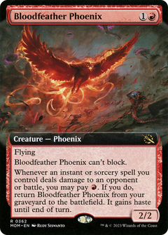 Bloodfeather Phoenix (Extended Art) (362) [March of the Machine] - Deck Out Gaming
