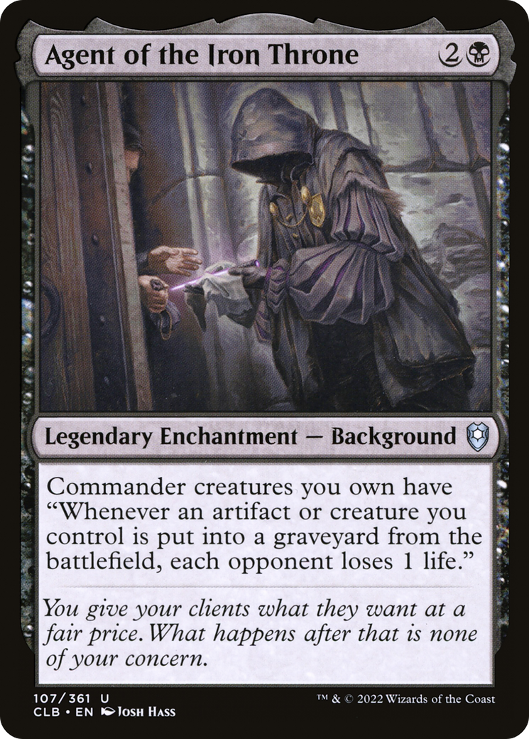 Agent of the Iron Throne (107) [Commander Legends: Battle for Baldur's Gate] - Deck Out Gaming