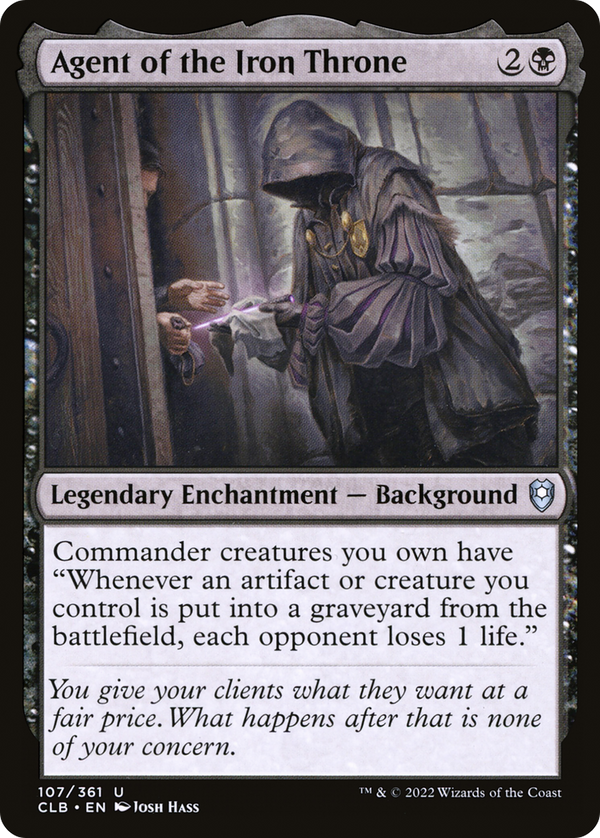 Agent of the Iron Throne (107) [Commander Legends: Battle for Baldur's Gate] foil - Deck Out Gaming