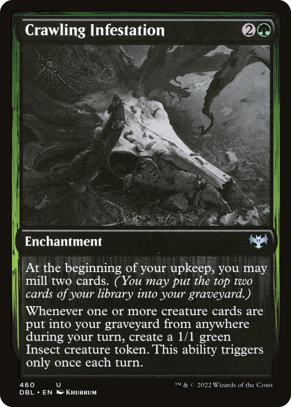 Crawling Infestation (460) [Innistrad: Double Feature] foil - Deck Out Gaming