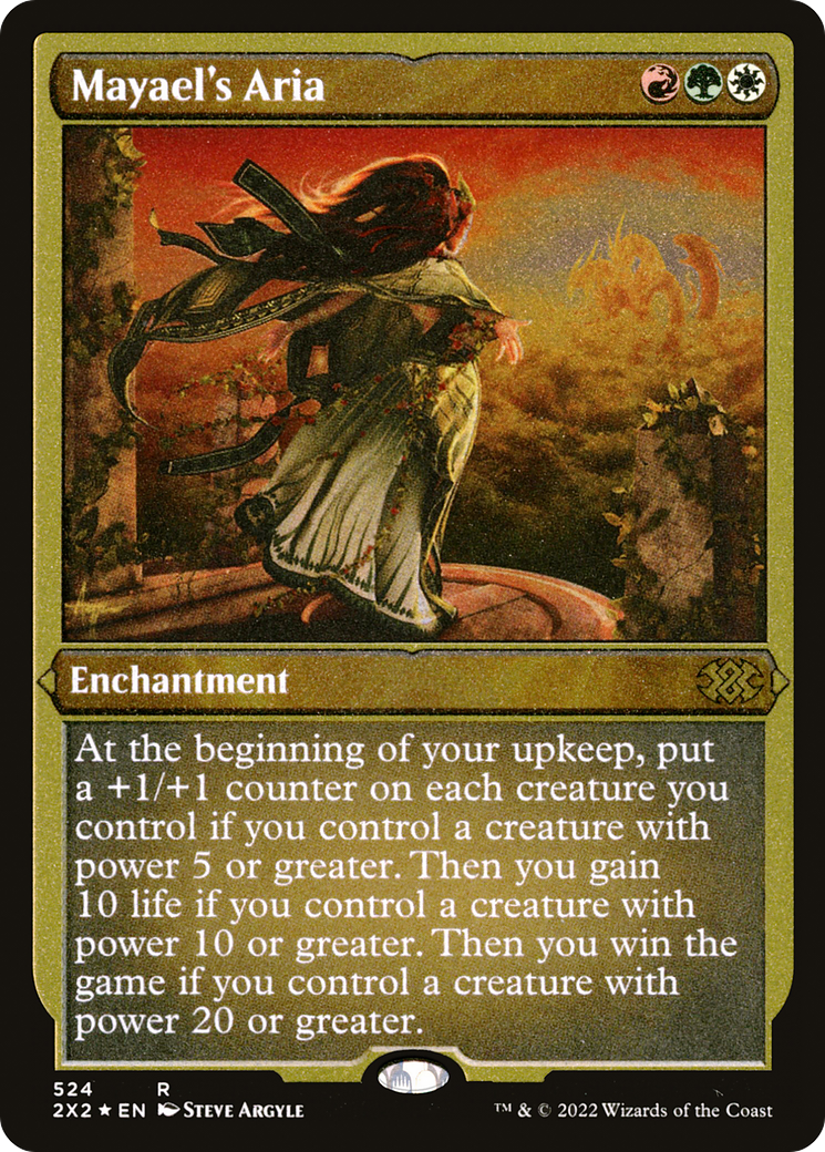 Mayael's Aria (Foil Etched) (524) [Double Masters 2022] foil - Deck Out Gaming