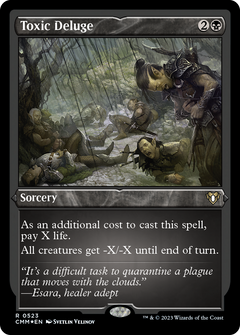 Toxic Deluge (523) [Commander Masters] etched - Deck Out Gaming
