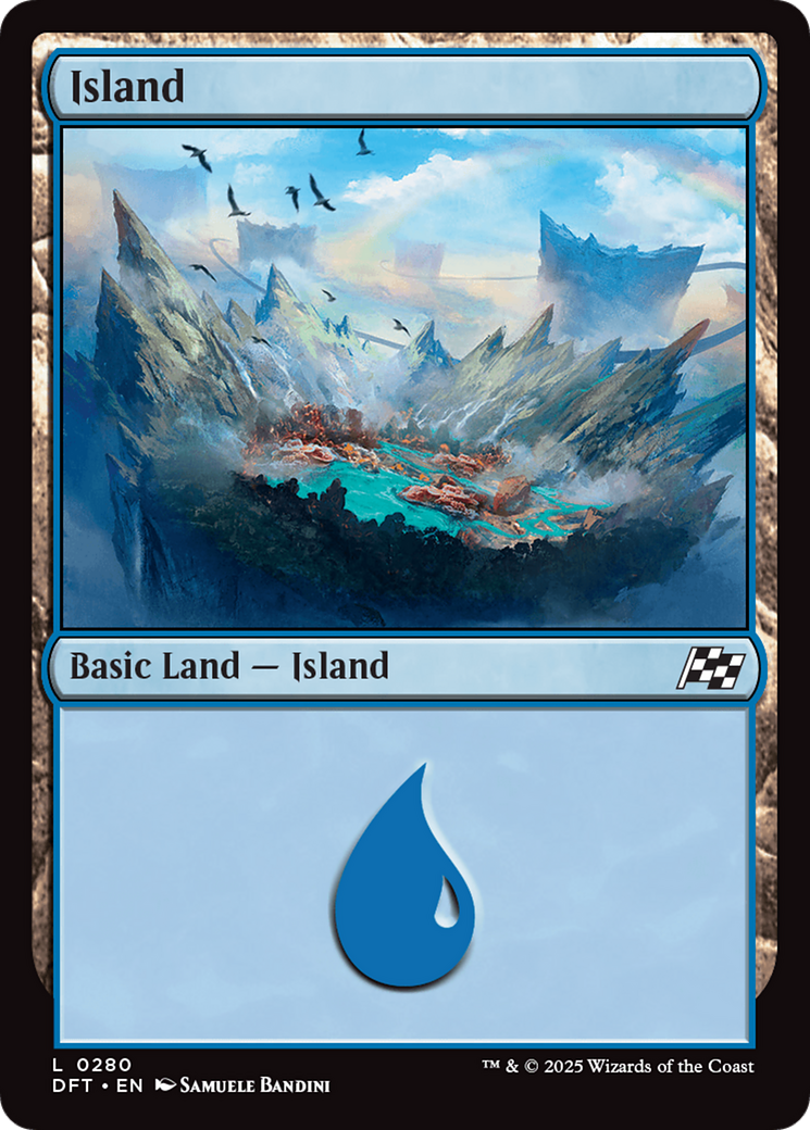 Island (0280) (280) [Aetherdrift] - Deck Out Gaming