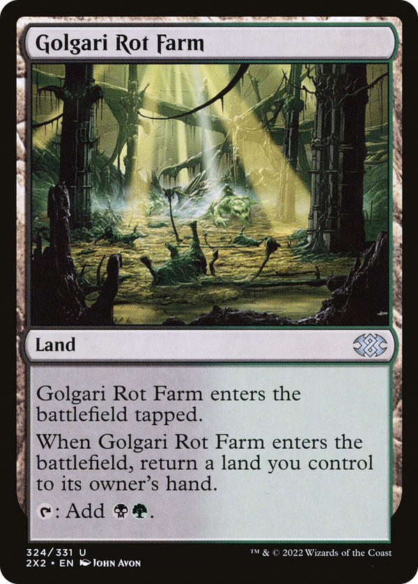 Golgari Rot Farm (324) [Double Masters 2022] - Deck Out Gaming