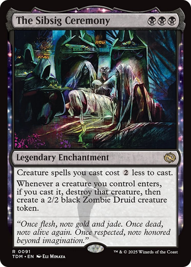 The Sibsig Ceremony (91) [Tarkir: Dragonstorm] foil - Deck Out Gaming