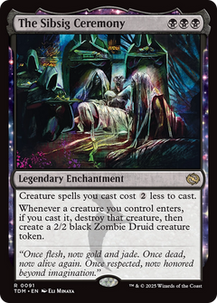 The Sibsig Ceremony (91) [Tarkir: Dragonstorm] foil - Deck Out Gaming