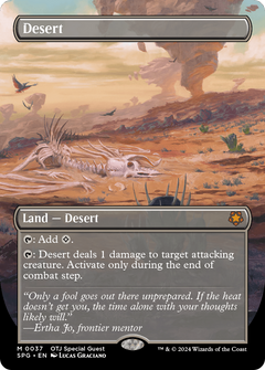 Desert (Borderless) (37) [Special Guests] - Deck Out Gaming