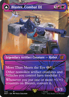 Blaster, Combat DJ (Shattered Glass) (22) [Transformers] foil - Deck Out Gaming