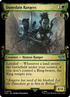 Dunedain Rangers (Showcase Scrolls) (610) [The Lord of the Rings: Tales of Middle-earth] foil - Deck Out Gaming