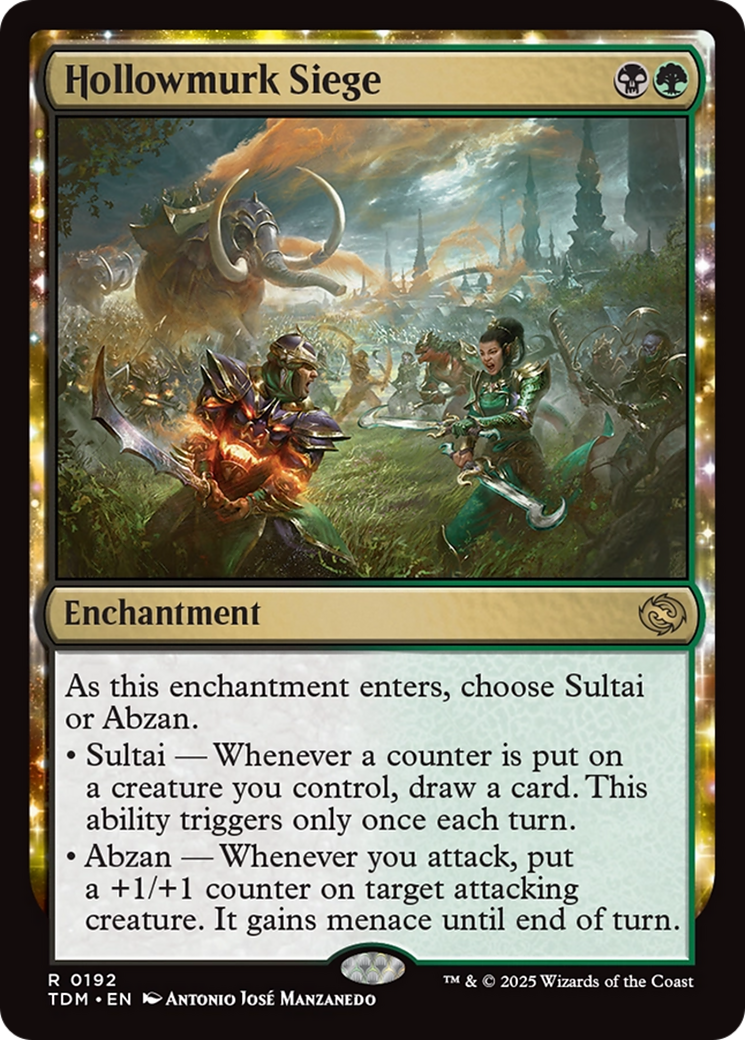 Hollowmurk Siege (192) [Tarkir: Dragonstorm] foil - Deck Out Gaming
