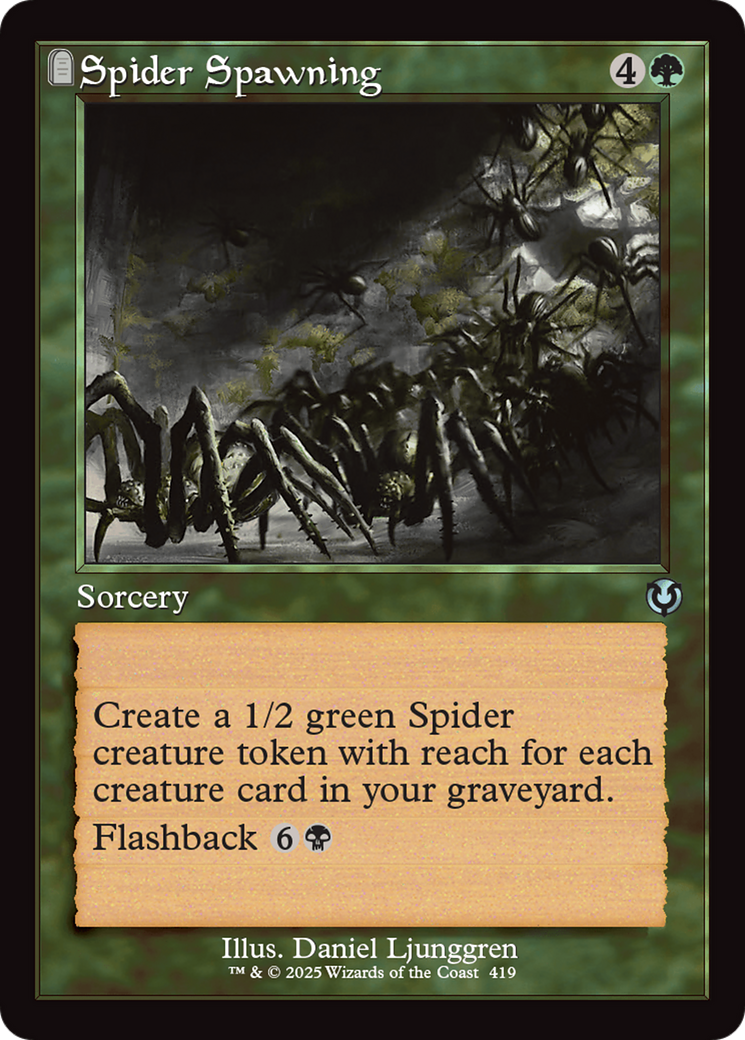 Spider Spawning (Retro Frame) (419) [Innistrad Remastered] - Deck Out Gaming
