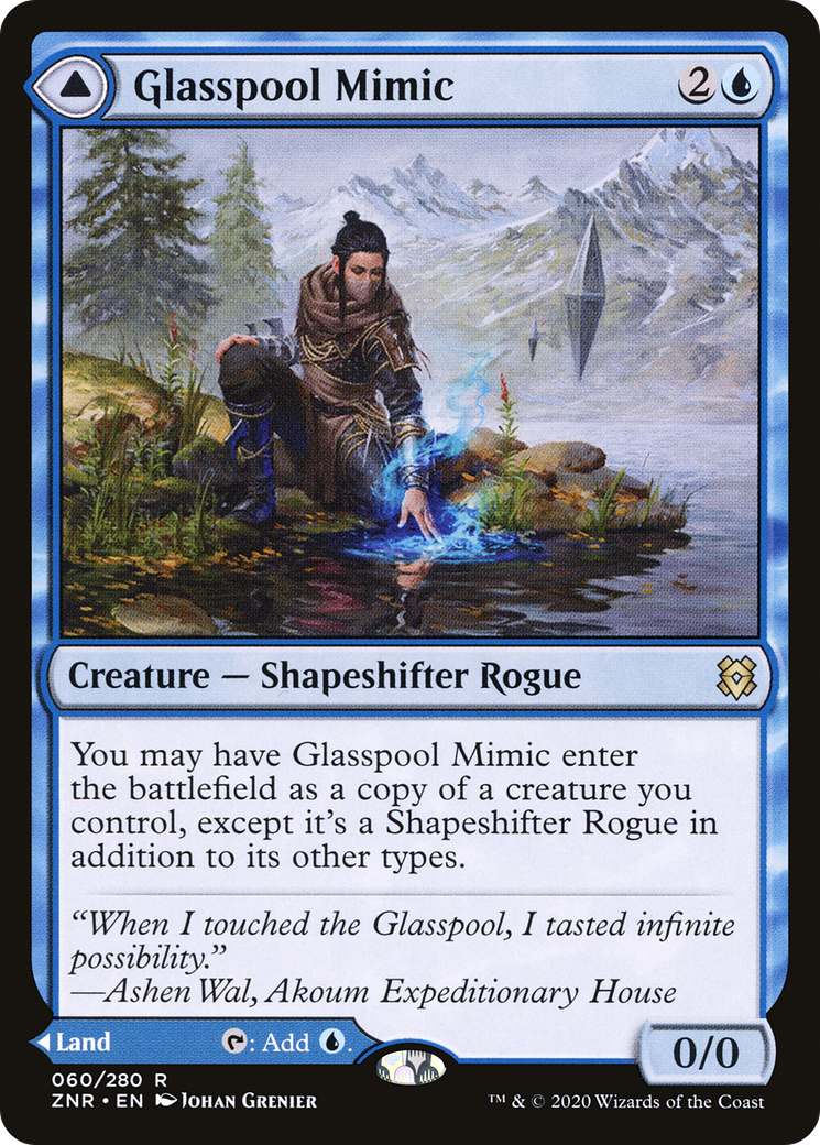 Glasspool Mimic (60) [Zendikar Rising] foil - Deck Out Gaming