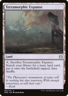 Terramorphic Expanse (261) [Phyrexia: All Will Be One] foil - Deck Out Gaming