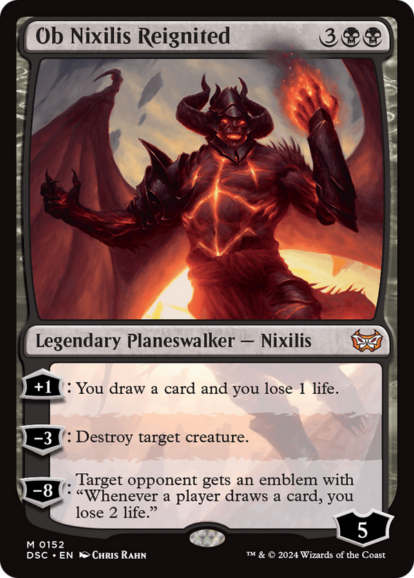 Ob Nixilis Reignited (152) [Duskmourn: House of Horror Commander] - Deck Out Gaming