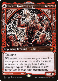 Toralf, God of Fury (Showcase) (313) [Kaldheim] - Deck Out Gaming