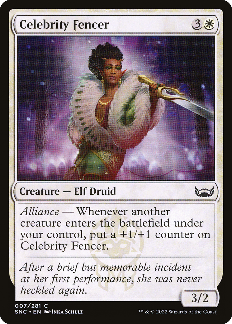 Celebrity Fencer (7) [Streets of New Capenna] - Deck Out Gaming