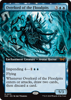 Overlord of the Floodpits (373) [Duskmourn: House of Horror] foil - Deck Out Gaming