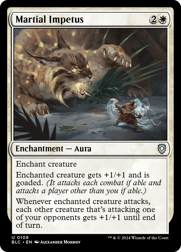 Martial Impetus (108) [Bloomburrow Commander] - Deck Out Gaming