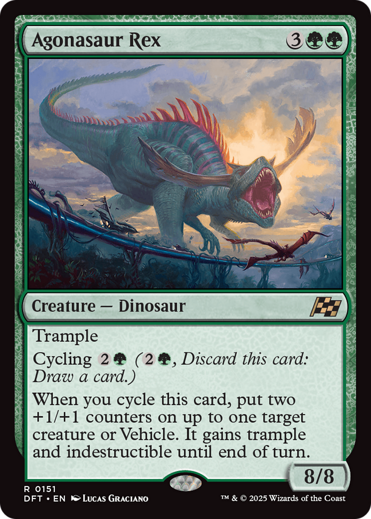 Agonasaur Rex (151) [Aetherdrift] - Deck Out Gaming