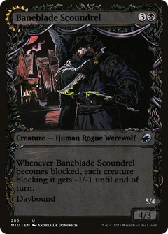 Baneblade Scoundrel // Baneclaw Marauder (289) [Innistrad: Midnight Hunt] foil - Deck Out Gaming