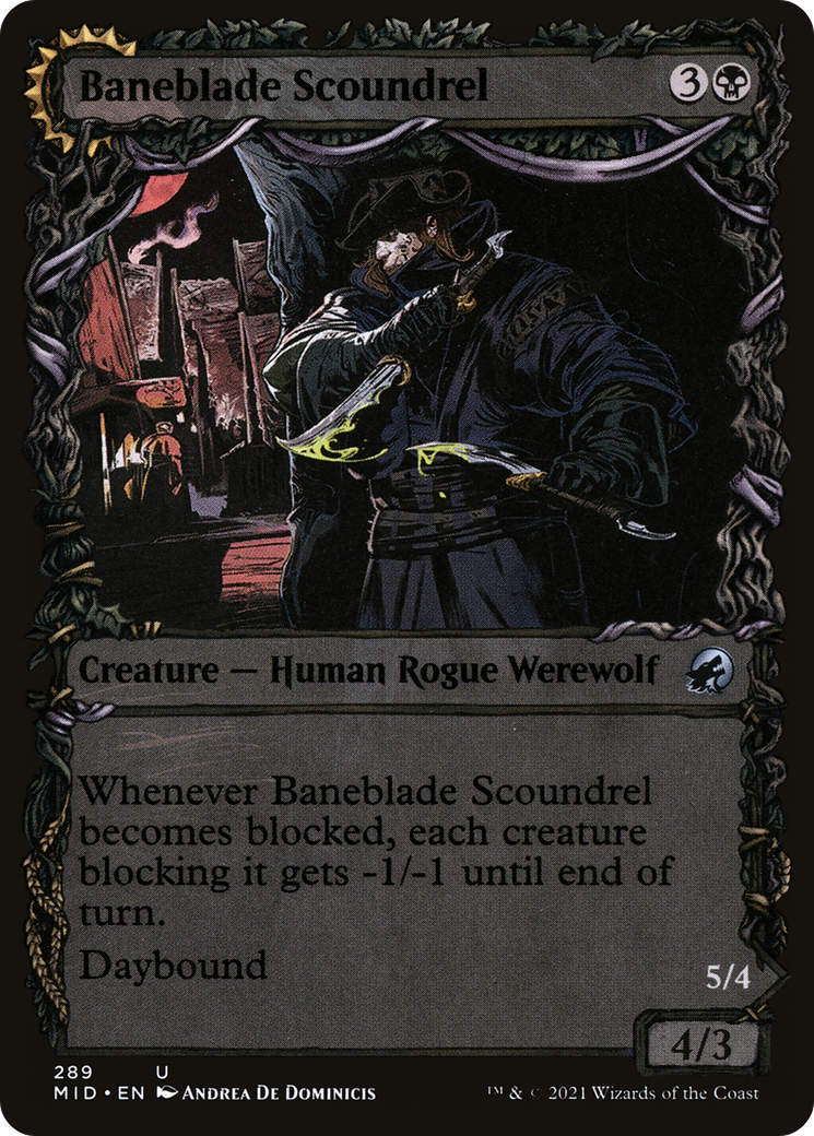Baneblade Scoundrel // Baneclaw Marauder (289) [Innistrad: Midnight Hunt] - Deck Out Gaming