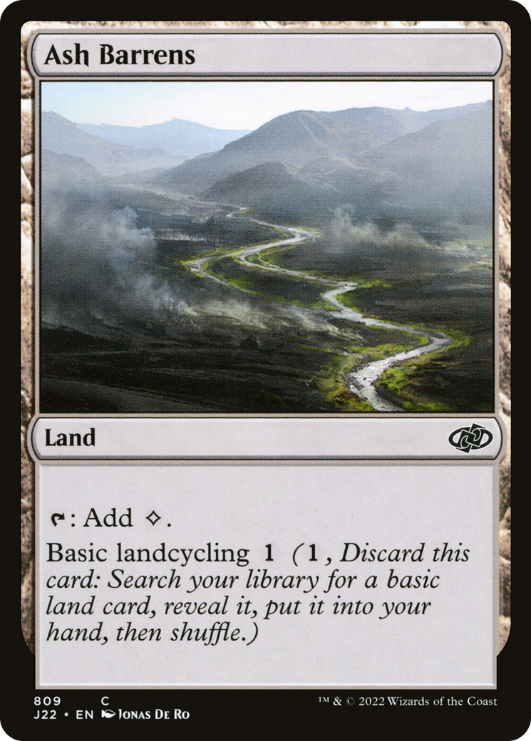 Ash Barrens (809) [Jumpstart 2022] - Deck Out Gaming