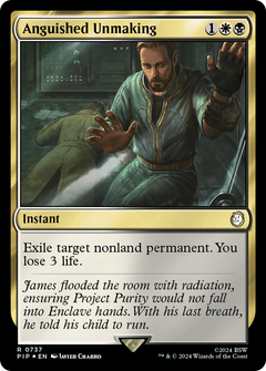 Anguished Unmaking (Surge Foil) (737) [Fallout] foil - Deck Out Gaming