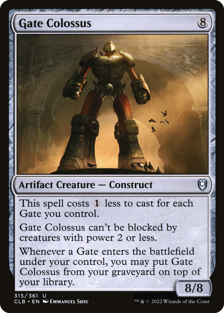 Gate Colossus (315) [Commander Legends: Battle for Baldur's Gate] - Deck Out Gaming