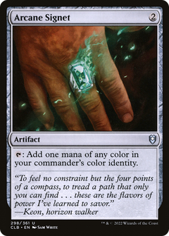 Arcane Signet (298) [Commander Legends: Battle for Baldur's Gate] foil - Deck Out Gaming
