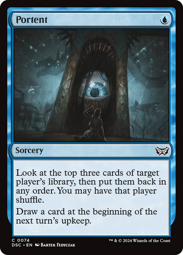 Portent (74) [Duskmourn: House of Horror Commander] - Deck Out Gaming