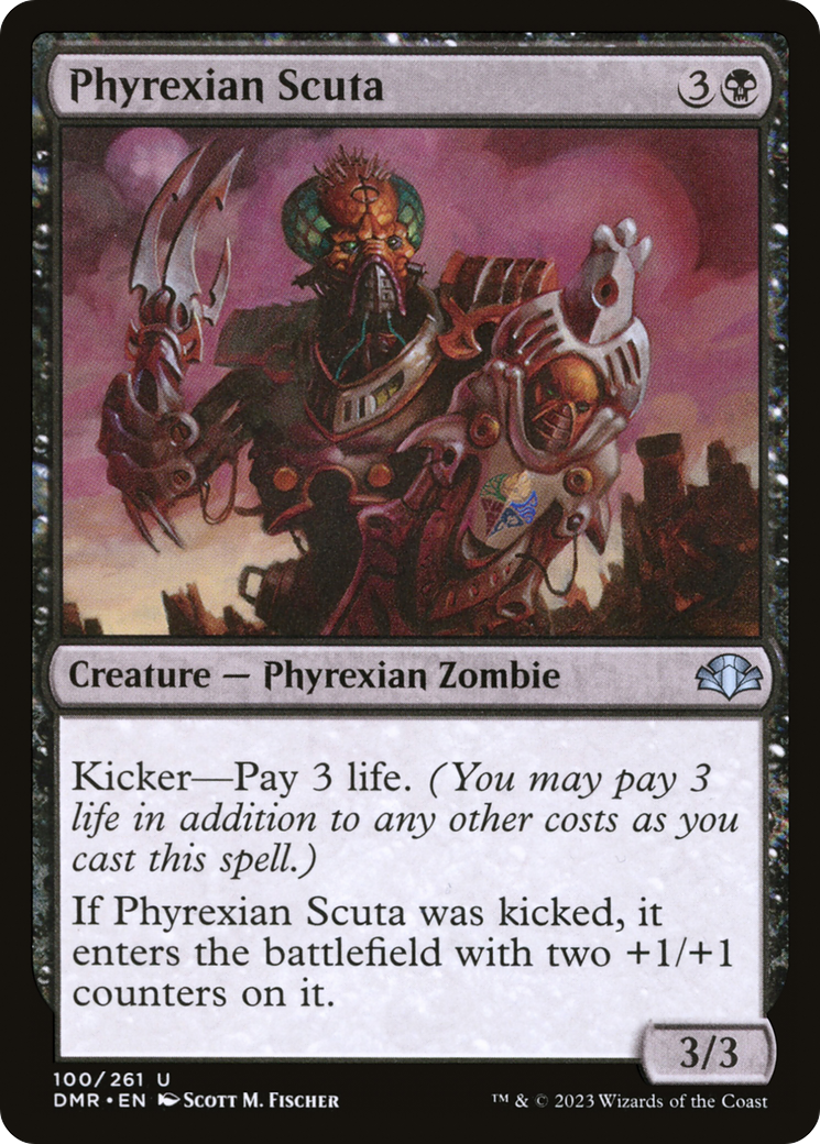 Phyrexian Scuta (100) [Dominaria Remastered] - Deck Out Gaming