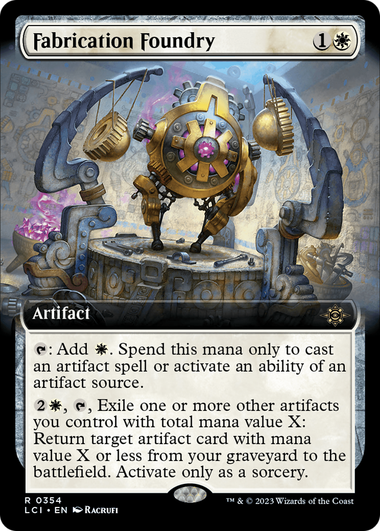 Fabrication Foundry (Extended Art) (354) [The Lost Caverns of Ixalan] foil - Deck Out Gaming
