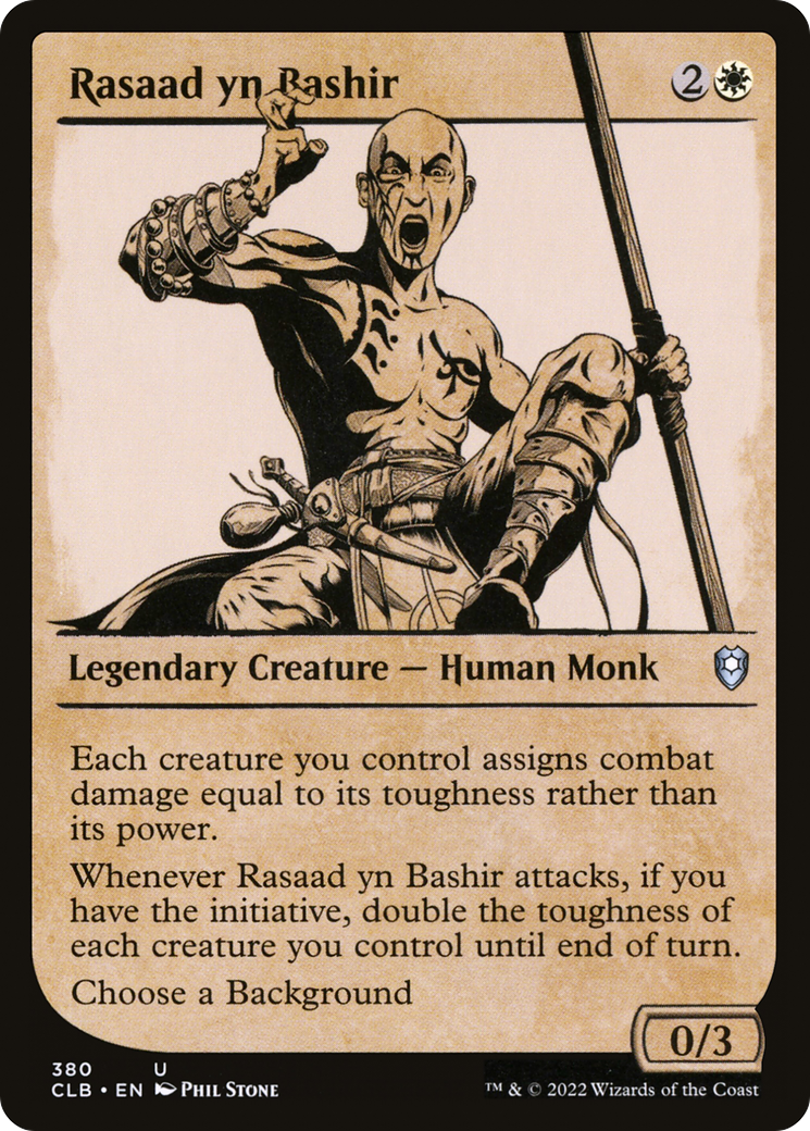 Rasaad yn Bashir (Showcase) (380) [Commander Legends: Battle for Baldur's Gate] - Deck Out Gaming