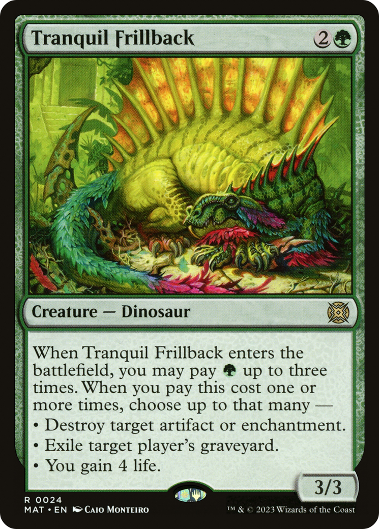 Tranquil Frillback (24) [March of the Machine: The Aftermath] foil - Deck Out Gaming